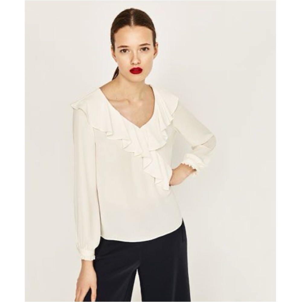 Zara romantic blouse